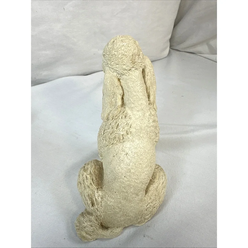1985 Whiskers by Martha Carey Sitting Poodle Figurine Vintage Retired